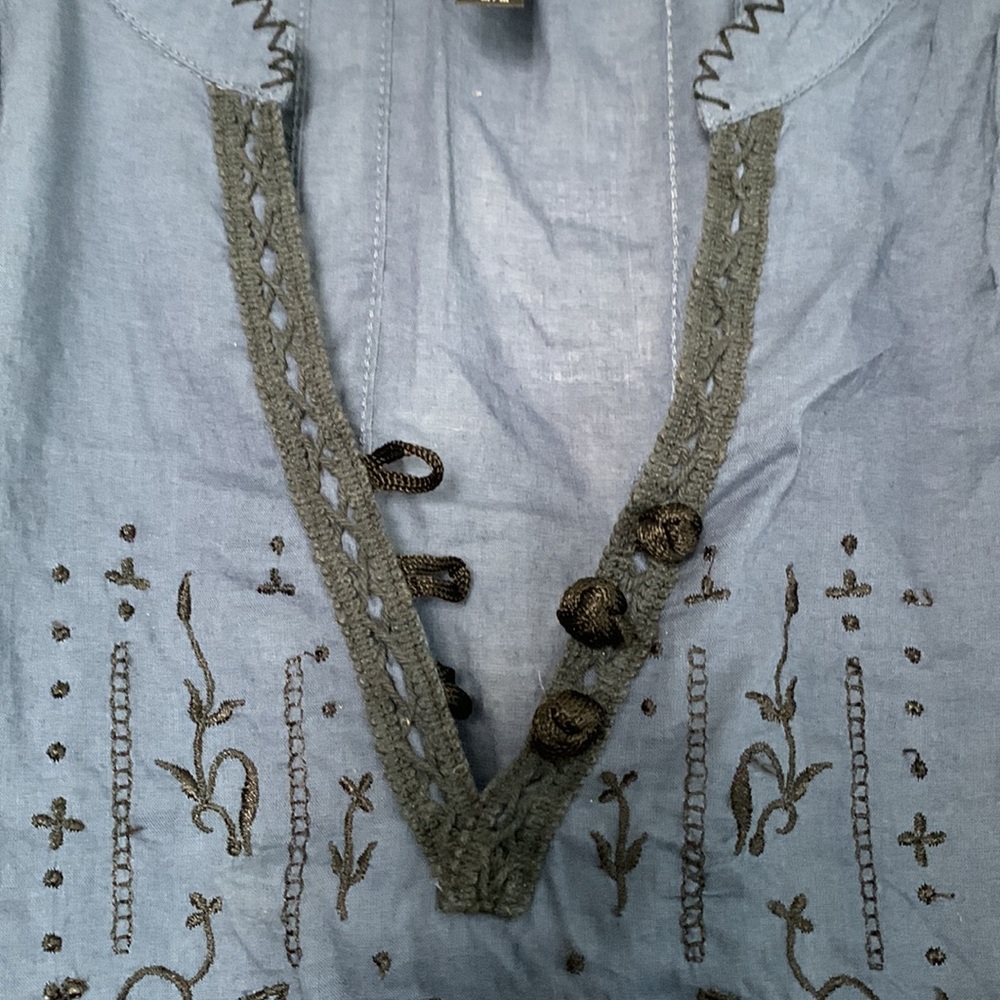 Free People Embroidered Boho Dress - Picture 4 of 14